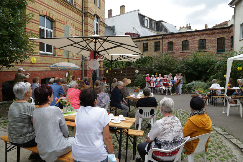 Sommerfest im Seniorenhaus