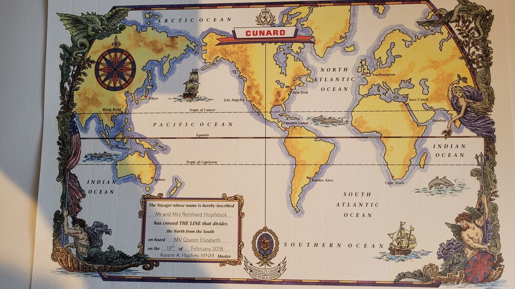 Bild zu: In 128 Tagen um die Welt - Eine Weltreise per Schiff - Bildvergrößerung